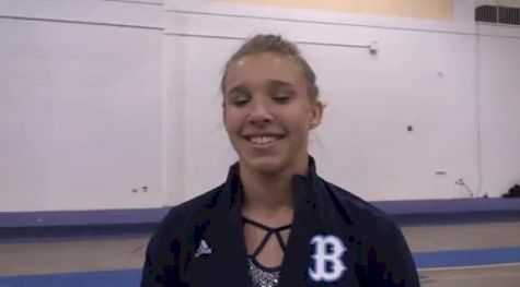 UCLA Senior Alyssa Pritchett cracks the floor lineup and wins tonight's FX title