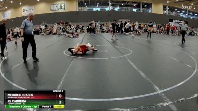 68 lbs Round 1 (6 Team) - Merrick Fraser, Warhawks Wrestling vs RJ Cabrera, Team Gotcha