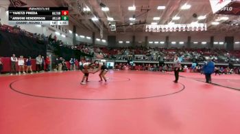 126 lbs Champ. Round 1 - Yaretzi Pineda, Haltom City Haltom vs Armoni Henderson, Arlington Lamar