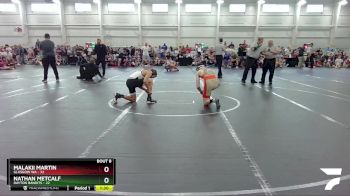 130 lbs Semis & 1st Wrestleback (8 Team) - Nathan Metcalf, Dayton Bandits vs Malakii Martin, Glasgow WA