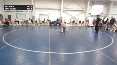 94 lbs Abel Mixon, Kansas vs Noah Oliveira, Connecticut