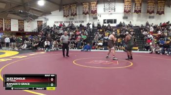 285 lbs Champ. Round 2 - Kamaha`o Grace, Staley vs Alex Poholik, Mt. Carmel