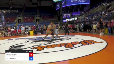 215 lbs Quarters - Mason Koehler, IA vs Carter Green, KS