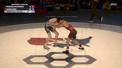 120 lbs 1st Place Match - Spenser McCammon, Indiana vs Cohen Reer, Ohio