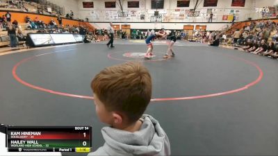 110A Round 2 - Hailey Wall, Worland High School vs Kam Hineman, DouglasWY