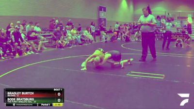 92 lbs Round 1 (6 Team) - Bode Bratsburg, The Funky Singlets Teal vs Bradley Burtch, Belding