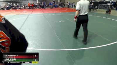 45 lbs Semis (4 Team) - Luke Spandl, LPGE/B Wolves vs Louis Schmitt, Grand Rapids