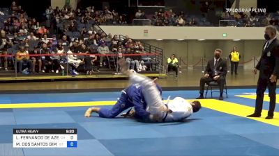 LUIZ FERNANDO DE AZEVEDO PANZA vs MAX DOS SANTOS GIMENIS 2021 World Jiu-Jitsu IBJJF Championship