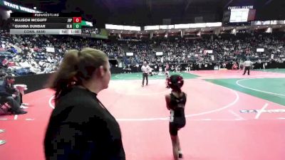 49 lbs Cons. Semi - Allison Mcguff, JRP1 vs Gianna Dunbar, BLM1