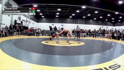 159 lbs Round 3 - Macklin Holford, Olympia vs Makade Quick, Team Ohio