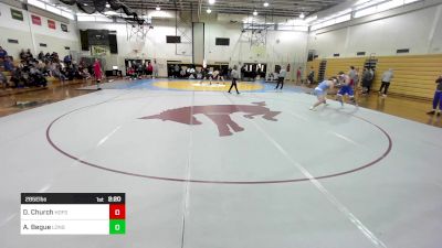 285E lbs Rr Rnd 2 - Danny Church, Hofstra vs Aeden Begue, Long Island