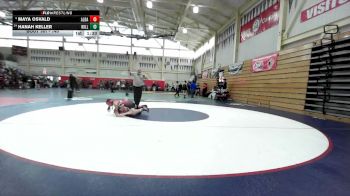 145 lbs Champ. Round 2 - Maya Osvald, Albany vs Hanah Keller, Willits