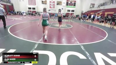 120 lbs Cons. Round 3 - Scarlett Dodge, Borah vs Elise Baker, Eagle