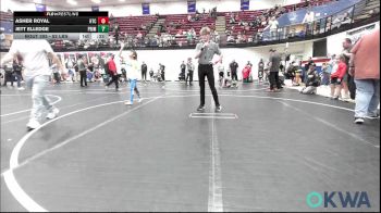 52 lbs Round Of 32 - Eliseo Mata, Watonga Youth Wrestling vs Michael Fabela, Chickasha Youth Wrestling