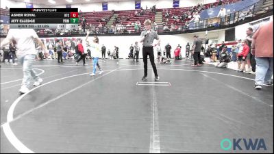 52 lbs Round Of 32 - Eliseo Mata, Watonga Youth Wrestling vs Michael Fabela, Chickasha Youth Wrestling