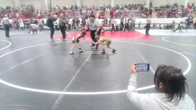54 lbs Consi Of 8 #2 - Adrain Vigil, Montrose Elite vs Levi Ortzow, Wlv Jr Wrestling