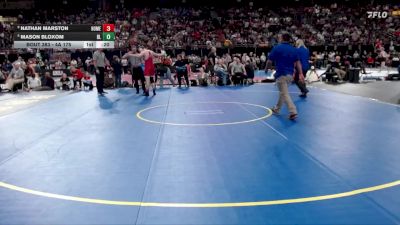 4A 175 lbs Cons. Semi - Mason Bloxom, Bear Lake vs Nathan Marston, Homedale