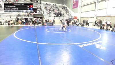 U20 Women - 59 lbs Cons. Round 4 - Lexy Pabon, MD vs Lilyana Lamothe, WA