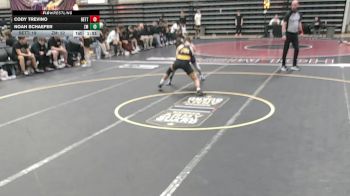 139 lbs Semis & 1st Wrestleback (8 Team) - Noah Schaefer, Zumbrota-Mazeppa, MN vs Cody Trevino, Bettendorf, IA