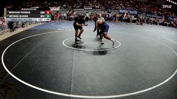 D 2 285 lbs Cons. Round 2 - Bryson Olivier, Westgate vs Braylon Thomas, Comeaux