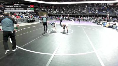 Cons. Round 1 - Remington Meyerink, Kimball/White Lake/Platte-Geddes vs DeVonne Sessler, Bon Homme/Avon