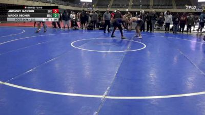220 lbs Final - Anthony Jackson, Sicklerville vs Madox Decker, Brockport