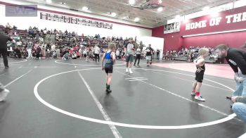 52 lbs Semifinal - Denver Potter, Cushing vs Cutter Bledsoe, Woodland Wrestling Club