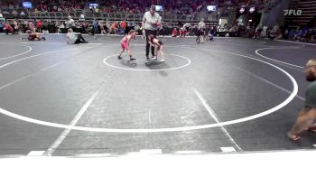 49.7-54.5 lbs Quarterfinal - Maliyah Lopez, Rogue Warrior Wrestling vs Winifred Perry, Springdale Youth Wrestling Club