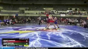 285 lbs Finals (8 Team) - Owen Barthel, Saint Michael Albertville vs Grant Chapman, Anoka