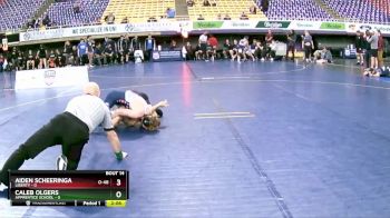 125 lbs Round 4 (8 Team) - Caleb Olgers, Apprentice School vs Aiden Scheeringa, Liberty