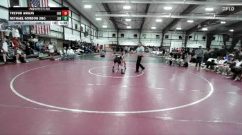 132 lbs Round 2 (8 Team) - MIchael Gordon (SH), Juab B vs Trevor Angus, Uintah B