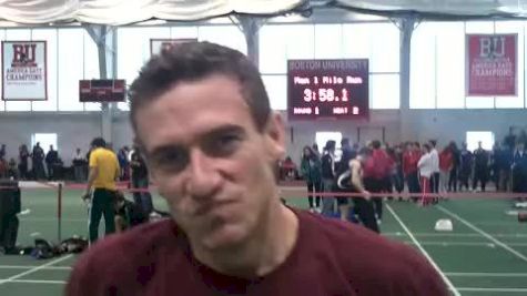 Brian Gagnon 8 Sec PR to Win Mile in 357, Dedicating Race to Father 2012 BU Valentine