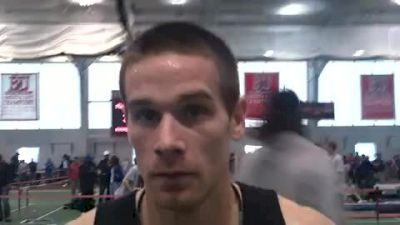 Rob Novak Staying Healthy and More Mileage Helps Novak PR in Mile, 358 for 3rd 2012 BU Valentine