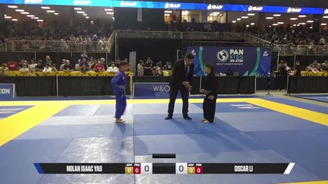 Oscar Li vs Nolan Isaac Yao 2025 Pan Kids Jiu-Jitsu IBJJF Championship