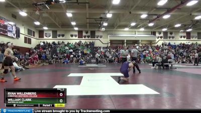 152 lbs Round 1 - William Clark, Waterloo East vs Ryan Willenberg, Christian Brothers College