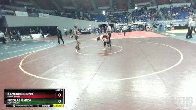 6A-126 lbs Cons. Round 4 - Kameron Lerno, Oregon City vs Nicolas Garza, Southridge