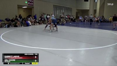 150 lbs Cons. Round 4 - Dru Moore, Bessemer vs Garrett Jarvis, Niceville Wrestling Academy