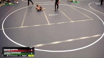 52 lbs Semis & 1st Wrestleback (8 Team) - Sawyer Horton, Centennial vs Charlie Wenninger, New Prague