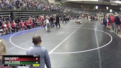 101 lbs Quarterfinals (8 Team) - Hailey Schafer, South Dakota Lightning vs Avah Garrett, Nebraska Red