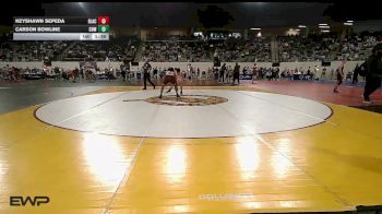 128 lbs Round Of 32 - Keyshawn Sepeda, Blackwell vs Carson Bowline, Coweta