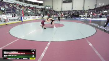 124 lbs Champ. Round 2 - Boston Besse, BGAH vs Lucas Hoffman, Odessa Montour-Watkins Glen Sr HS