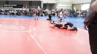 93 lbs Rr Rnd 1 - Drew Van Scotter, South Side Wrestling Club - ESC vs Elijah Depina, Falcons Wrestling Club - ESC