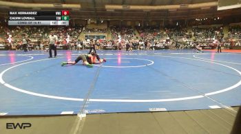 100 lbs Consi Of 16 #1 - Max Hernandez, Wildcat Wrestling Club vs Calvin Loveall, Team Central Wrestling Club