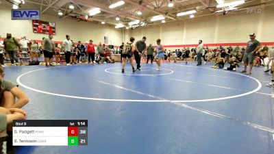 160 lbs Rr Rnd 5 - Graham Padgett, Powerhouse Elite 9u vs Sameul Tennison, Cowboy Elite Black