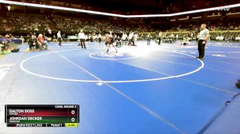 138 Class 1 lbs Cons. Round 2 - Dalton Doss, Tipton vs Johrdan Decker, Warsaw