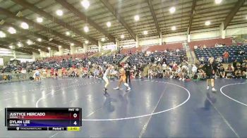 155 lbs Semis & Wb (16 Team) - Justyce Mercado, Hawaii 1 vs Dylan Lee, Oregon 1