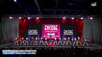Tech Cheer - Cedar Park - Outlaws [2025 L4 Senior Coed - Small Day 2] 2025 Encore Grand Nationals