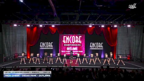 Tech Cheer - Cedar Park - Outlaws [2025 L4 Senior Coed - Small Day 2] 2025 Encore Grand Nationals