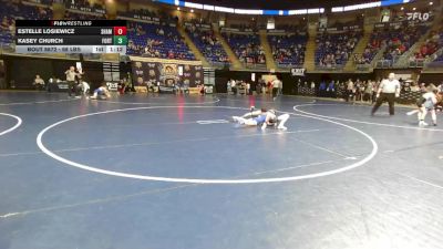 68 lbs Consy 4 - Estelle Losiewicz, Shamokin vs Kasey Church, Fort LeBoeuf