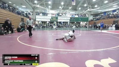 120 lbs Cons. Round 5 - Jayden Webb, Great Oak vs Anthony Martinez, Lakeside